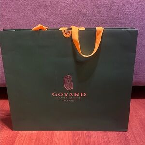 Goyard empty shopping bag